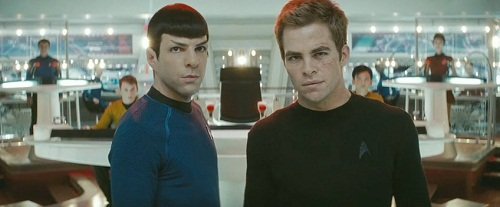 Zachary Quinto és Chris Pine